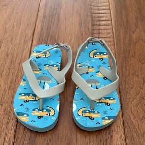 Kids Blue and Gray Sandals